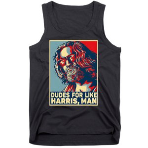 Dudes For Like Harris Man Vote Kamala For President Tank Top