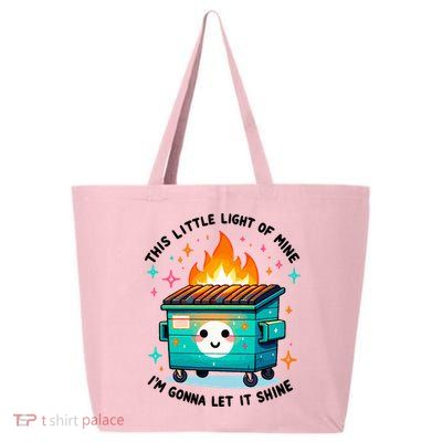 Dumpster Fire Light IM Gonna Let It Shine Halloween 25L Jumbo Tote