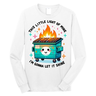 Dumpster Fire Light IM Gonna Let It Shine Halloween Long Sleeve Shirt