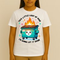 Dumpster Fire Light IM Gonna Let It Shine Halloween T-Shirt