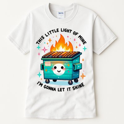 Dumpster Fire Light IM Gonna Let It Shine Halloween Tall T-Shirt