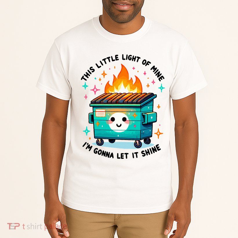 Dumpster Fire Light IM Gonna Let It Shine Halloween Tall T-Shirt