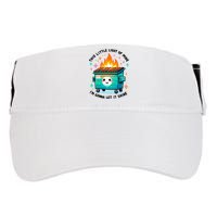 Dumpster Fire Light IM Gonna Let It Shine Halloween Adult Drive Performance Visor