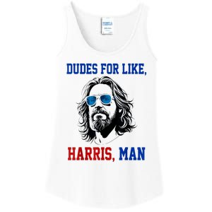 Dudes For Like Harris Man Funny Kamala Harris 2024 Ladies Essential Tank