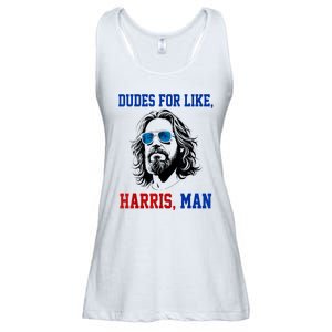 Dudes For Like Harris Man Funny Kamala Harris 2024 Ladies Essential Flowy Tank