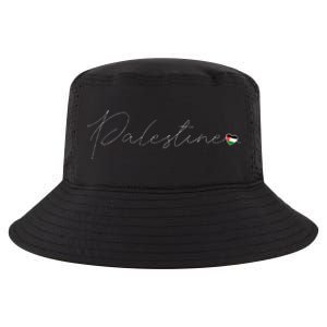 Dawlat Filastin Love Palestinian Flag Heart on Palestine Cool Comfort Performance Bucket Hat