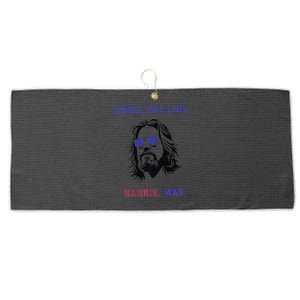 Dudes For Like Harris Man White Dudes For Harris Premium Large Microfiber Waffle Golf Towel