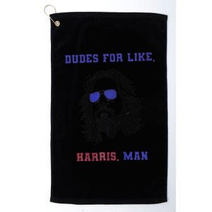 Dudes For Like Harris Man White Dudes For Harris Premium Platinum Collection Golf Towel