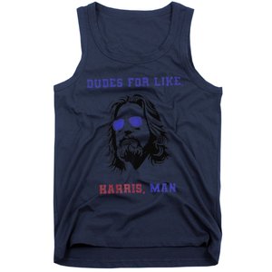 Dudes For Like Harris Man White Dudes For Harris Premium Tank Top