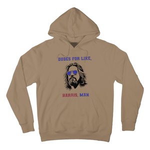 Dudes For Like Harris Man White Dudes For Harris Premium Hoodie