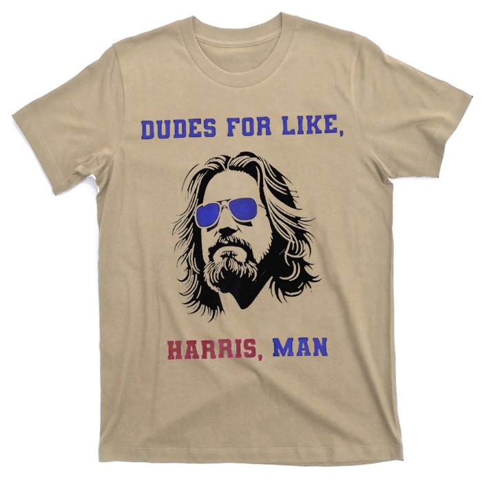 Dudes For Like Harris Man White Dudes For Harris Premium T-Shirt