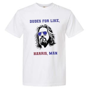 Dudes For Like Harris Man White Dudes For Harris Premium Garment-Dyed Heavyweight T-Shirt