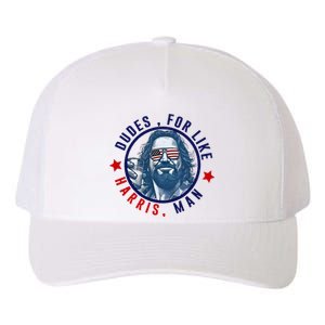 Dudes For Like Harris Man Funny White Dudes For Harris 2024 Yupoong Adult 5-Panel Trucker Hat