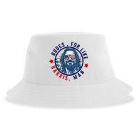 Dudes For Like Harris Man Funny White Dudes For Harris 2024 Sustainable Bucket Hat