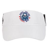 Dudes For Like Harris Man Funny White Dudes For Harris 2024 Adult Drive Performance Visor