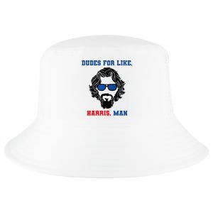 Dudes For Like Harris Man Funny White Dudes For Harris Cool Comfort Performance Bucket Hat