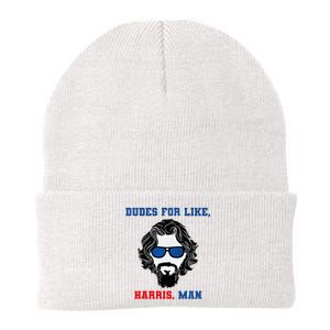 Dudes For Like Harris Man Funny White Dudes For Harris Knit Cap Winter Beanie