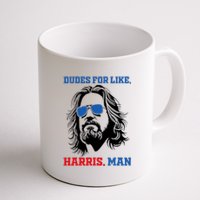 Dudes For Like Harris Man White Dude For Kamala Harris 2024 Coffee Mug