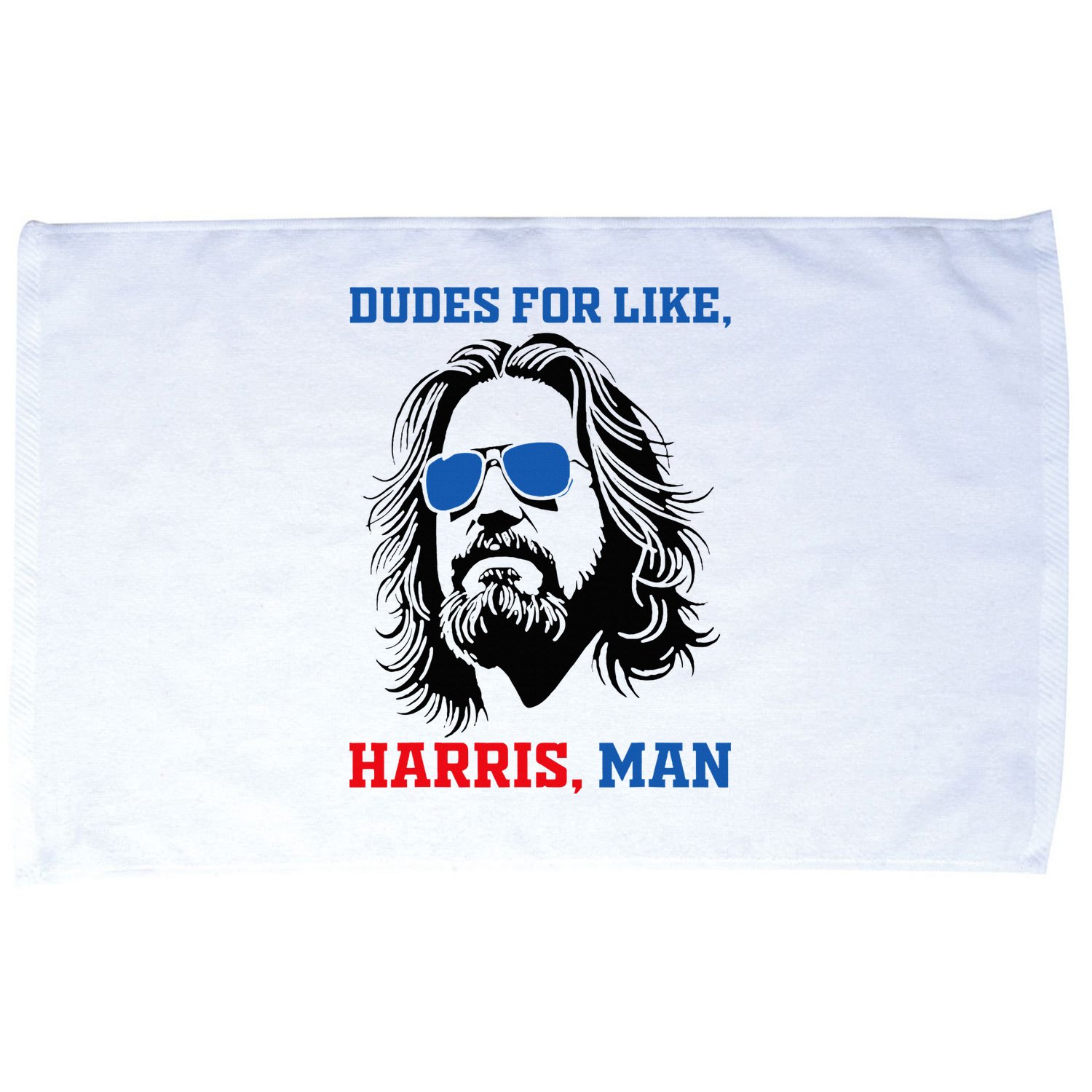 Dudes For Like Harris Man White Dude For Kamala Harris 2024 Microfiber Hand Towel