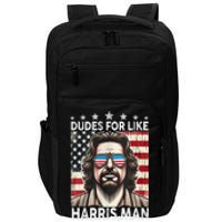 Dudes For Like Harris Man White Dude For Kamala Harris 2024 Impact Tech Backpack