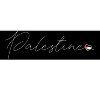 Dawlat Filastin Love Palestinian Flag Heart On Palestine Bumper Sticker