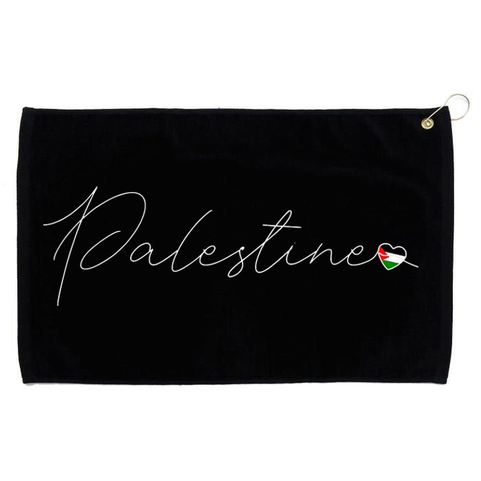 Dawlat Filastin Love Palestinian Flag Heart On Palestine Grommeted Golf Towel