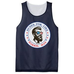 Dudes For Like Harris Man Kamala Harris 2024 Mesh Reversible Basketball Jersey Tank