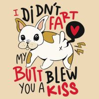 Didn't Fart My Butt Blew You A Kiss Funny Bulldog Zip Tote Bag
