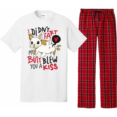 Didn't Fart My Butt Blew You A Kiss Funny Bulldog Pajama Set