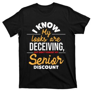 Don't Forget My Senior Discount Old Age Retiree Grandpa T-Shirt