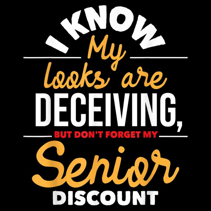 Don't Forget My Senior Discount Old Age Retiree Grandpa Drawstring Bag