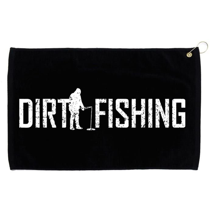 Dirt Fishing Metal Detecting Detector Treasure Hunter Grommeted Golf Towel