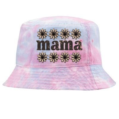 Daisy Floral Mama Mom Mother Family Tie-Dyed Bucket Hat