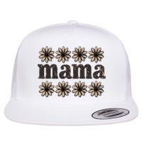 Daisy Floral Mama Mom Mother Family Flat Bill Trucker Hat