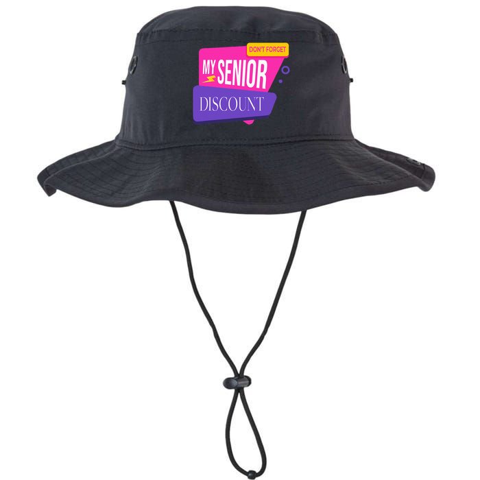 DonT Forget My Senior Discount Elderly Senior Citizen Legacy Cool Fit Booney Bucket Hat