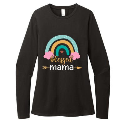 DESIGN FOR MAMA Womens CVC Long Sleeve Shirt