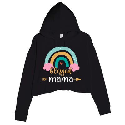 DESIGN FOR MAMA Crop Fleece Hoodie