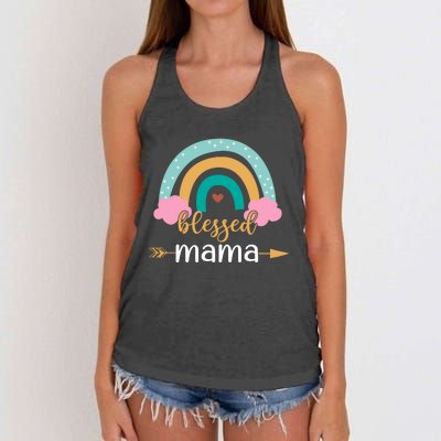 DESIGN FOR MAMA Women's Knotted Racerback Tank