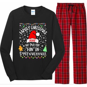 Dysfunctional Funny Matching Family Christmas Pajamas Xmas Long Sleeve Pajama Set