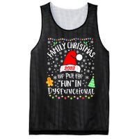 Dysfunctional Funny Matching Family Christmas Pajamas Xmas Mesh Reversible Basketball Jersey Tank