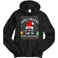 Dysfunctional Funny Matching Family Christmas Pajamas Xmas Tie Dye Hoodie