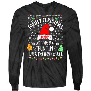 Dysfunctional Funny Matching Family Christmas Pajamas Xmas Tie-Dye Long Sleeve Shirt