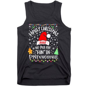 Dysfunctional Funny Matching Family Christmas Pajamas Xmas Tank Top