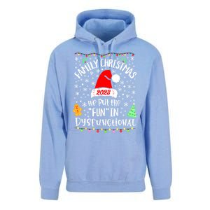 Dysfunctional Funny Matching Family Christmas Pajamas Xmas Unisex Surf Hoodie