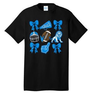 Detroit Fan Mashup Football Cheer Tall T-Shirt