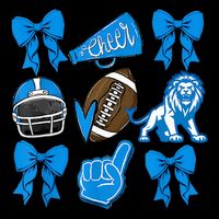 Detroit Fan Mashup Football Cheer Ladies Essential Flowy Tank