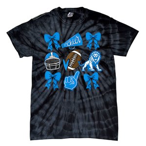 Detroit Fan Mashup Football Cheer Tie-Dye T-Shirt