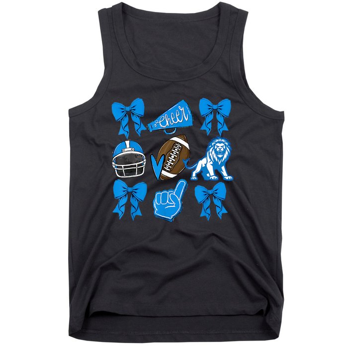 Detroit Fan Mashup Football Cheer Tank Top