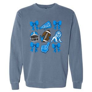 Detroit Fan Mashup Football Cheer Garment-Dyed Sweatshirt