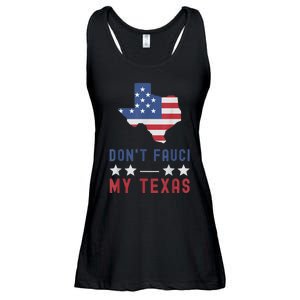 Don't Fauci My Texas USA Flag American Patriot Funny Ladies Essential Flowy Tank